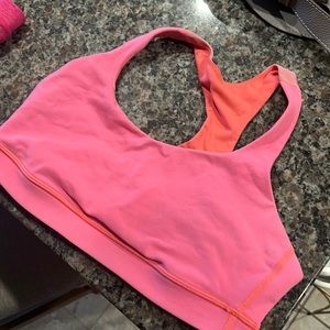 Lululemon sports bra- Hot pink Size 8